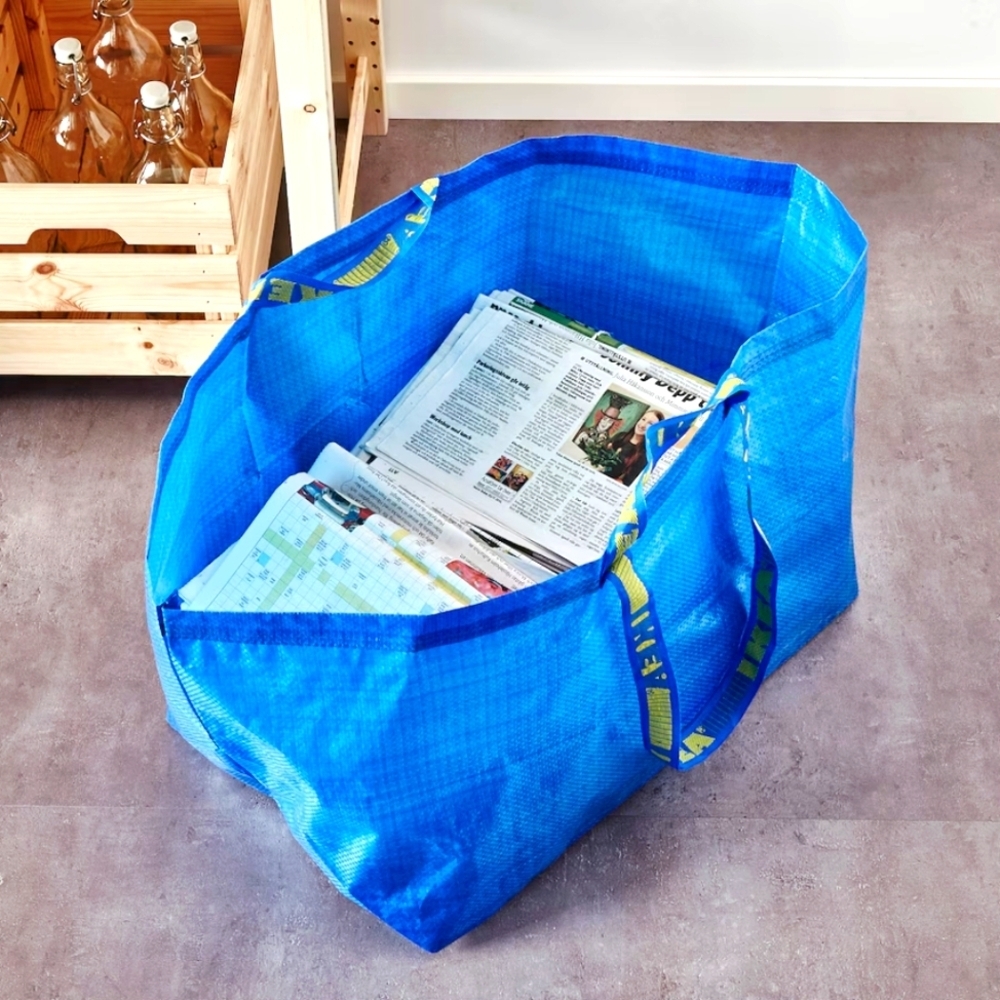 New IKEA Blue Iconic Storage Huge Bag